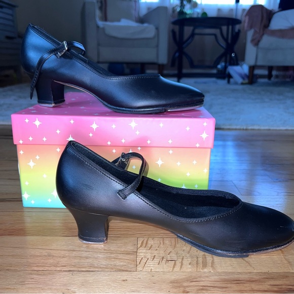 CAPEZIO black character tap shoes size10M - Picture 8 of 16